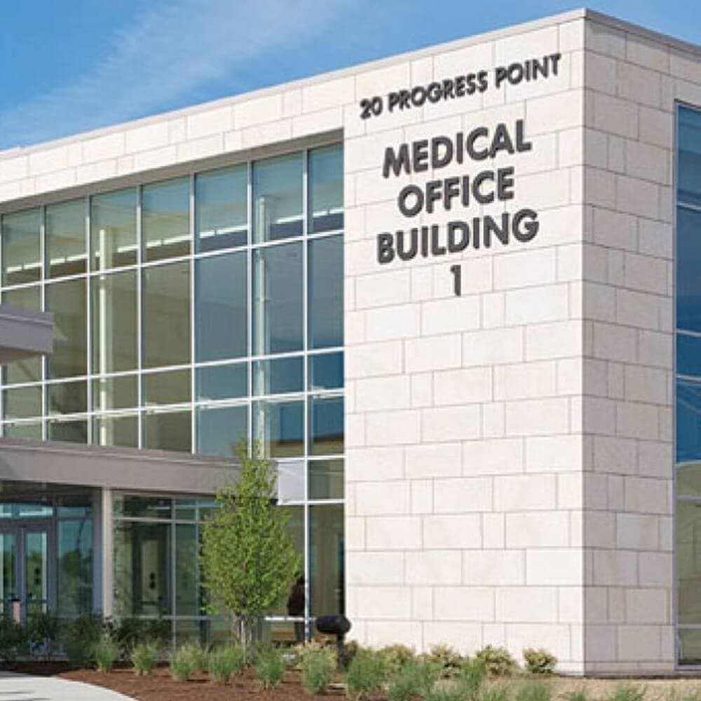 Exterior of a medical office building